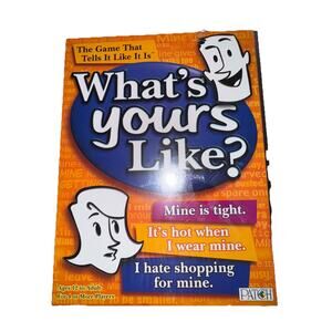 WHAT’S YOURS LIKE? Game by PlayMonster - Brand New Sealed